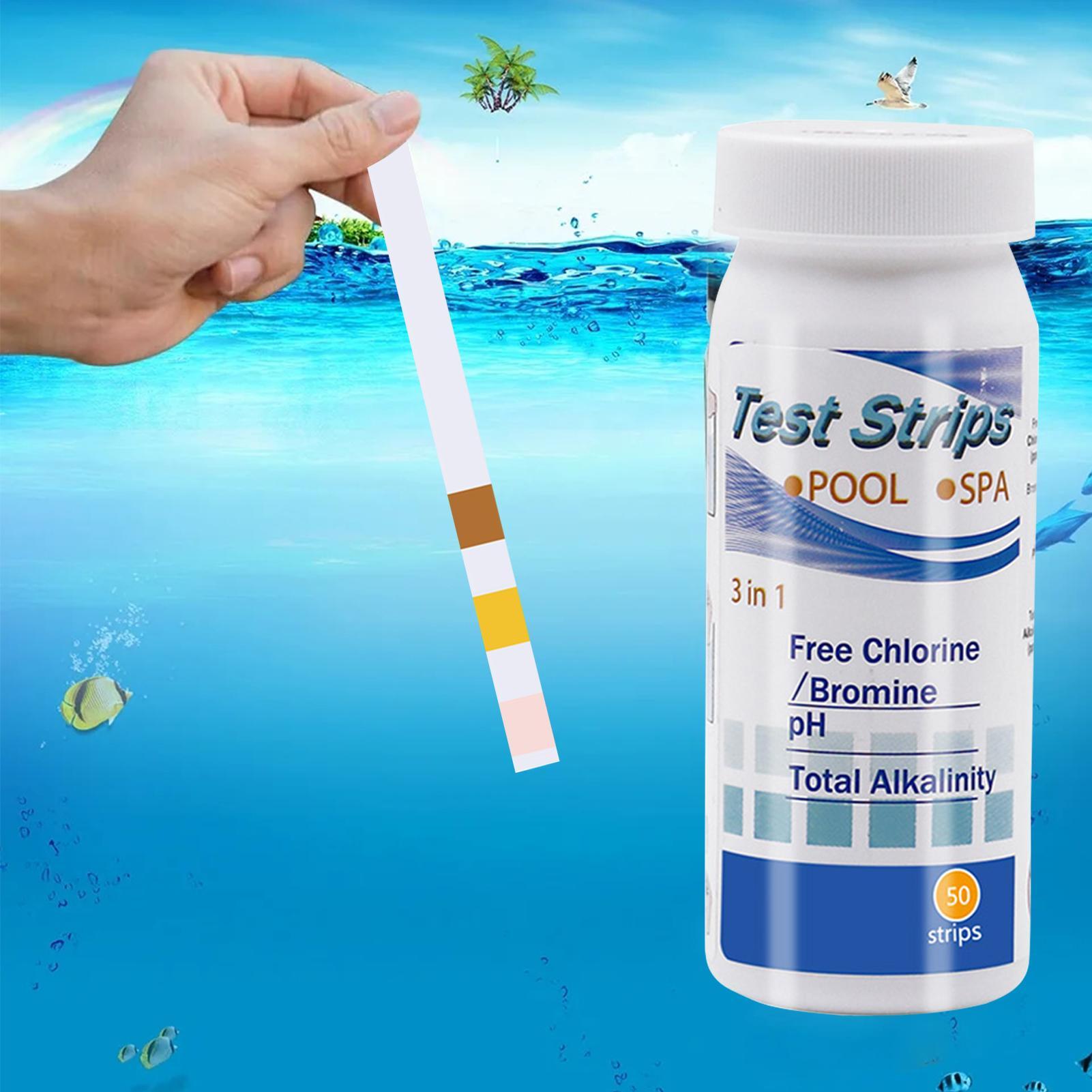 Aquarium Test Kit - Chlorine PH Test Strips SPA Swimming