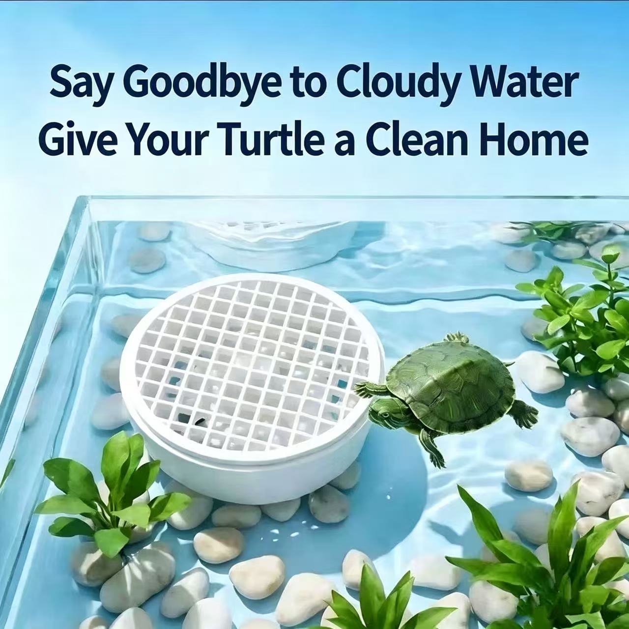 Aquarium Fish Waste Collector - Turtle Feces Collector Detachable Aquarium Tortoise