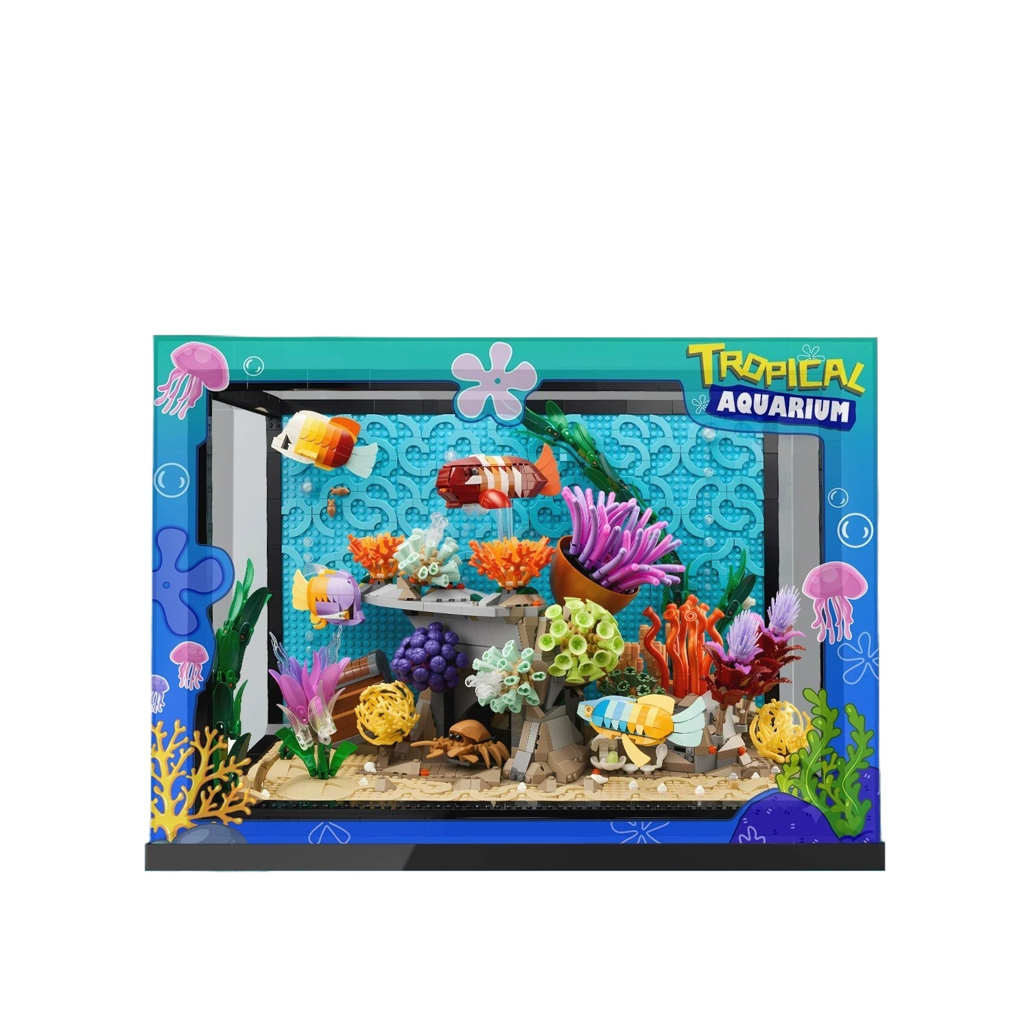 Aquarium Fish Lego - Suitable for Lego 10366 Tropical Aquarium