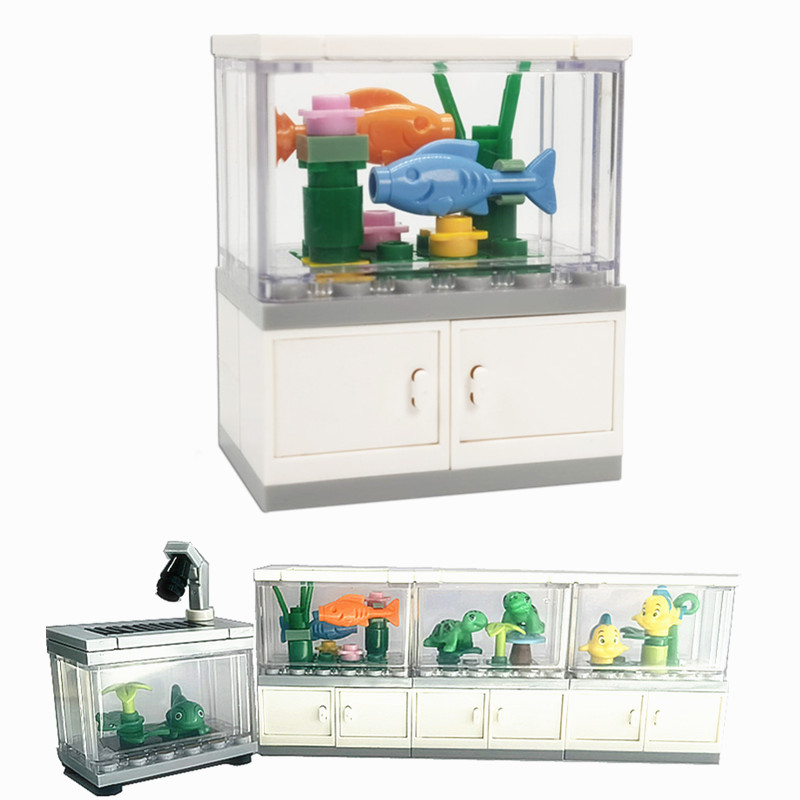 City Friends Fish Tank Buildin - đánh giá và giá Aquarium Fish Lego