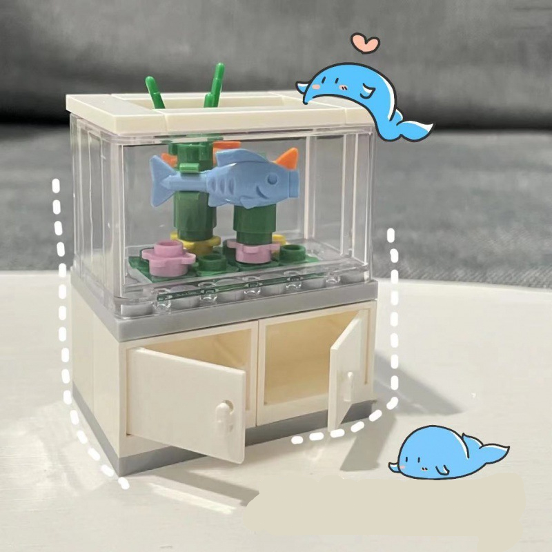 City Friends Fish Tank Buildin - đánh giá và giá Aquarium Fish Lego