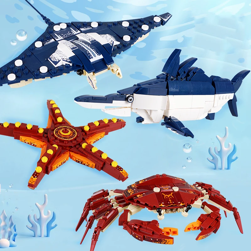 Creative Assembly Crab Ocean A - đánh giá và giá Aquarium Fish Lego