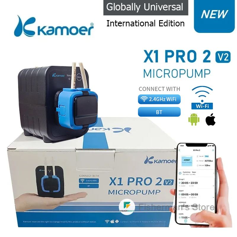 Kamoer X1 PRO 2 V2 WiFi Blueto - đánh giá và giá Aquarium Fish App
