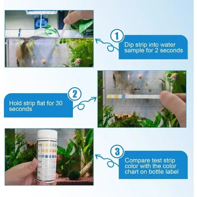 Aquarium Test Strip  Freshwate - đánh giá và giá Aquarium Test Kit