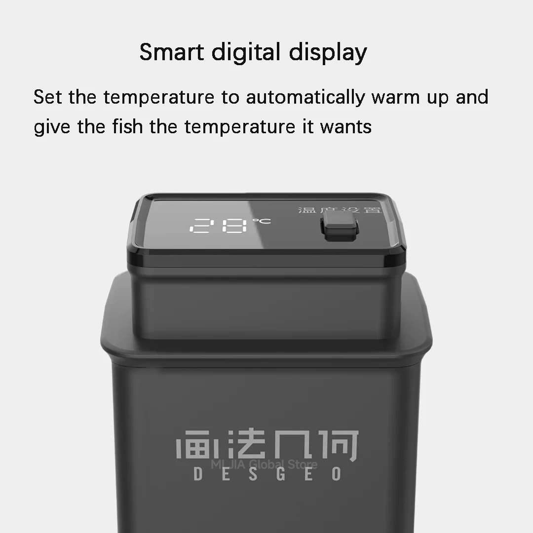 DESGEO 50W Smart Aquarium Heat - đánh giá và giá Aquarium Fish App