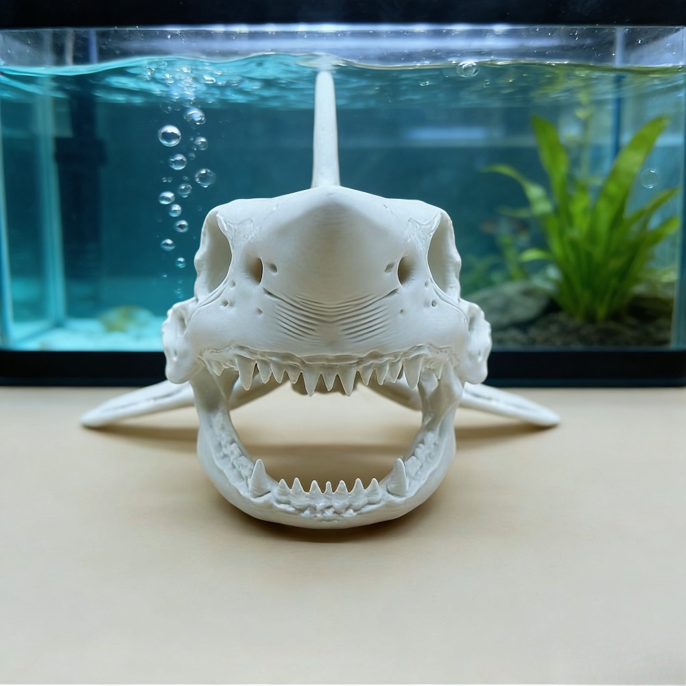 3D Printing Shark Skull Skelet - đánh giá và giá Aquarium Fish Shark