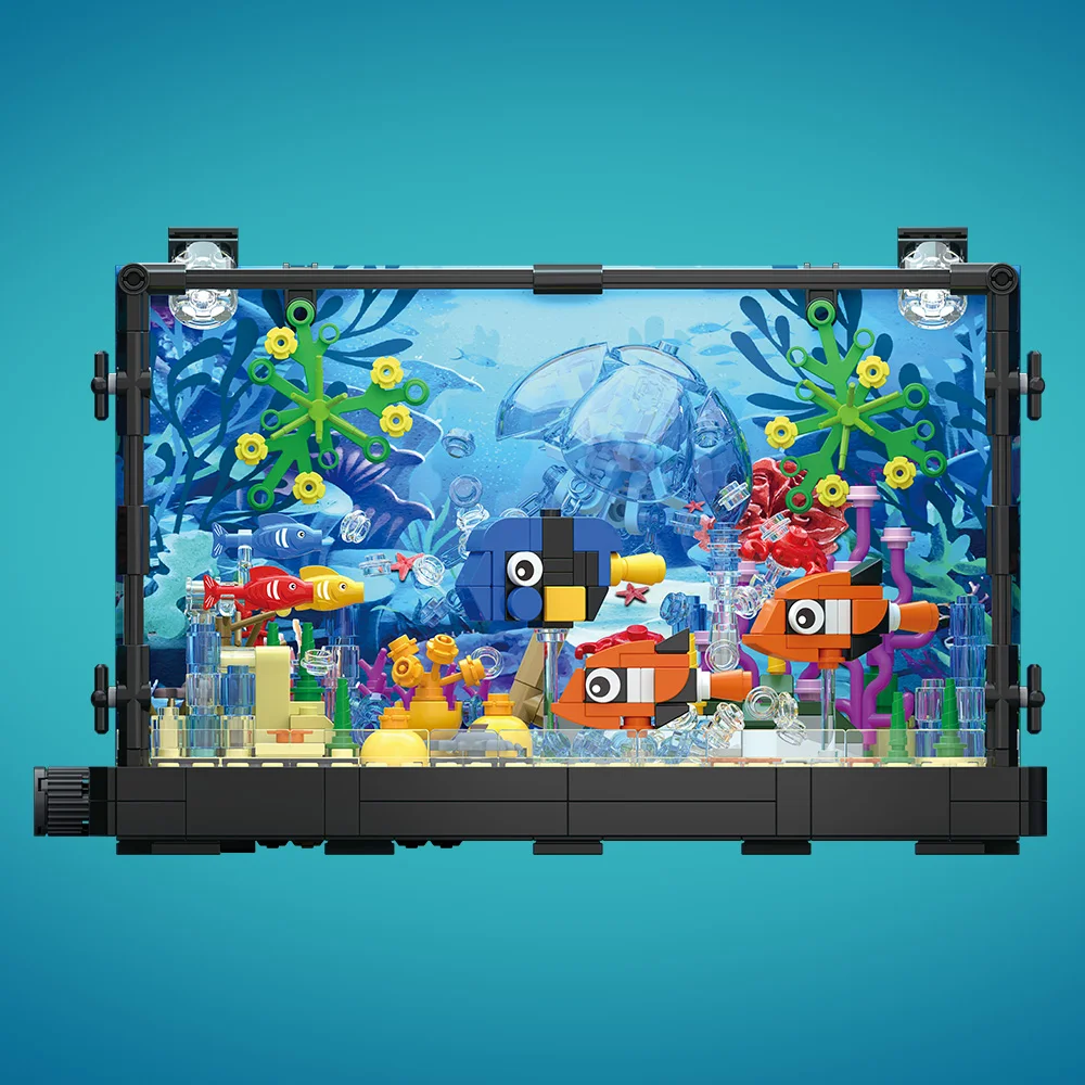 Fish Tank Building Block Set w - đánh giá và giá Aquarium Fish Lego
