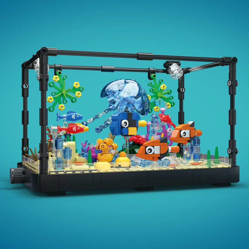Fish Tank Building Block Set w - đánh giá và giá Aquarium Fish Lego