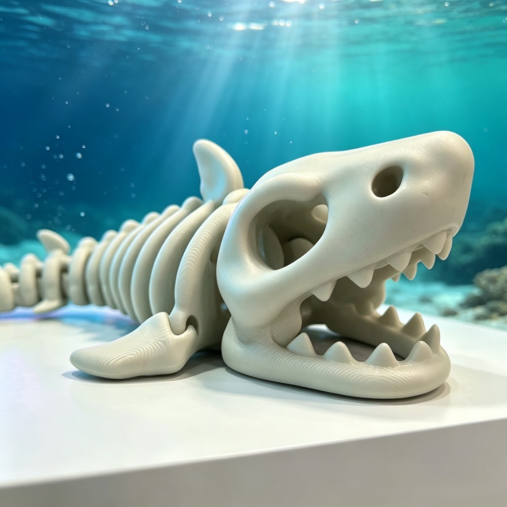 Shark Skeleton Aquarium Decor  - đánh giá và giá Aquarium Fish Shark