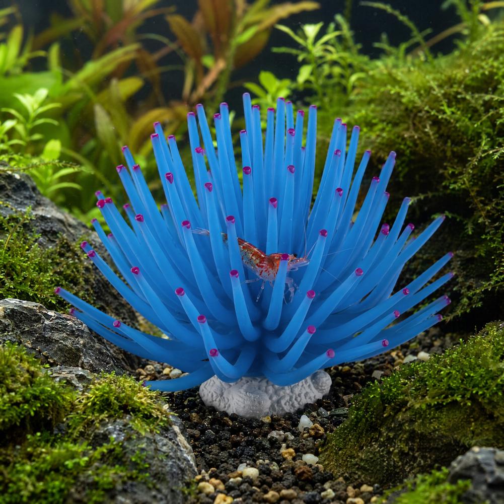 Fish Tank Ornament Silicone Se - đánh giá và giá Aquarium Fish Accessories