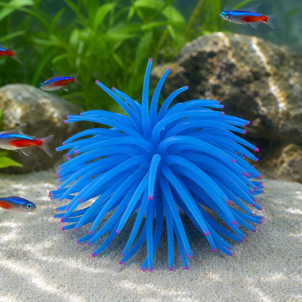 Fish Tank Ornament Silicone Se - đánh giá và giá Aquarium Fish Accessories