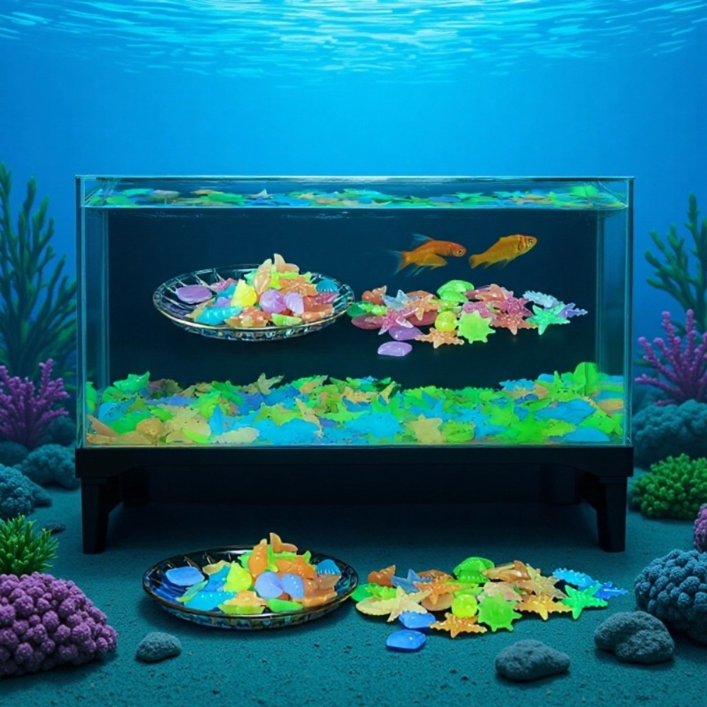 Glowing Luminous Ocean Stones  - đánh giá và giá Aquarium Fish Quarantine