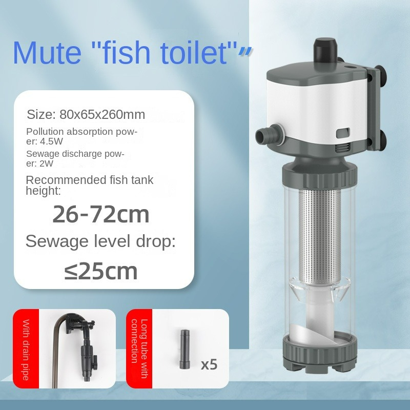 220-240V 3-in-1 Aquarium Filte - đánh giá và giá Aquarium Fish Waste Collector