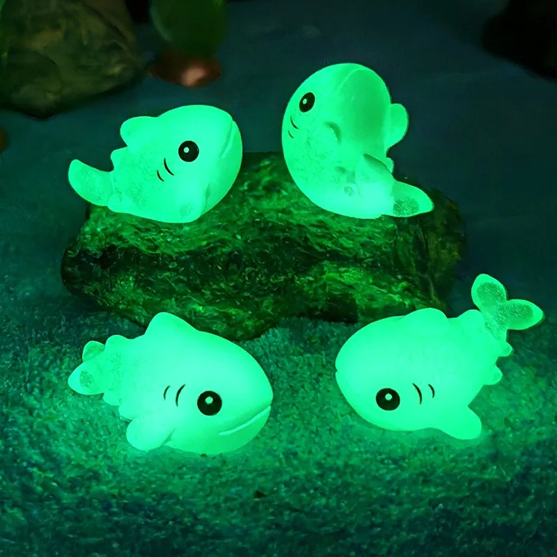 4pcs Luminous Shark Ornament S - đánh giá và giá Aquarium Fish Shark