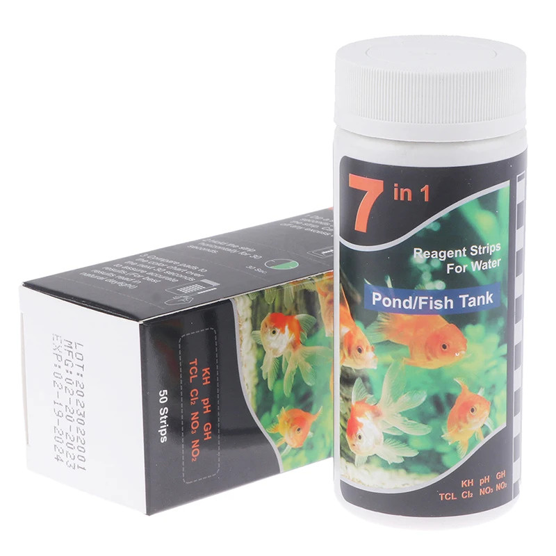 7-In-1 PH Test Strip, Aquarium - đánh giá và giá Aquarium Test Kit