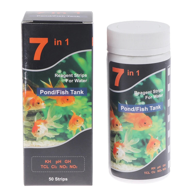 7-In-1 PH Test Strip, Aquarium - đánh giá và giá Aquarium Test Kit