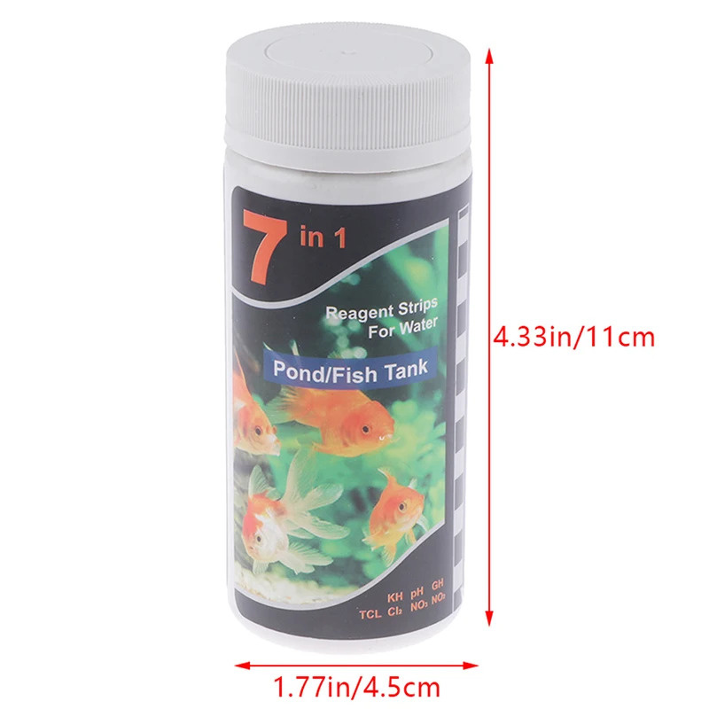 7-In-1 PH Test Strip, Aquarium - đánh giá và giá Aquarium Test Kit