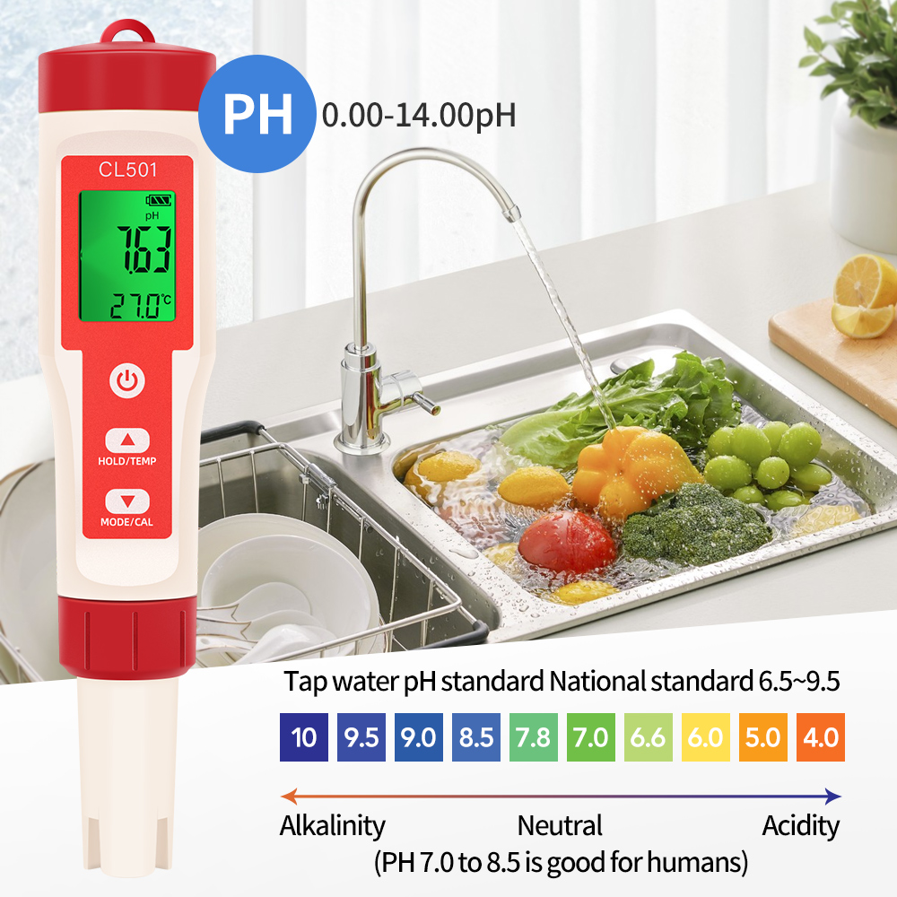 PH/CL2/H2/ORP/Temperature Mete - đánh giá và giá Aquarium Test Kit
