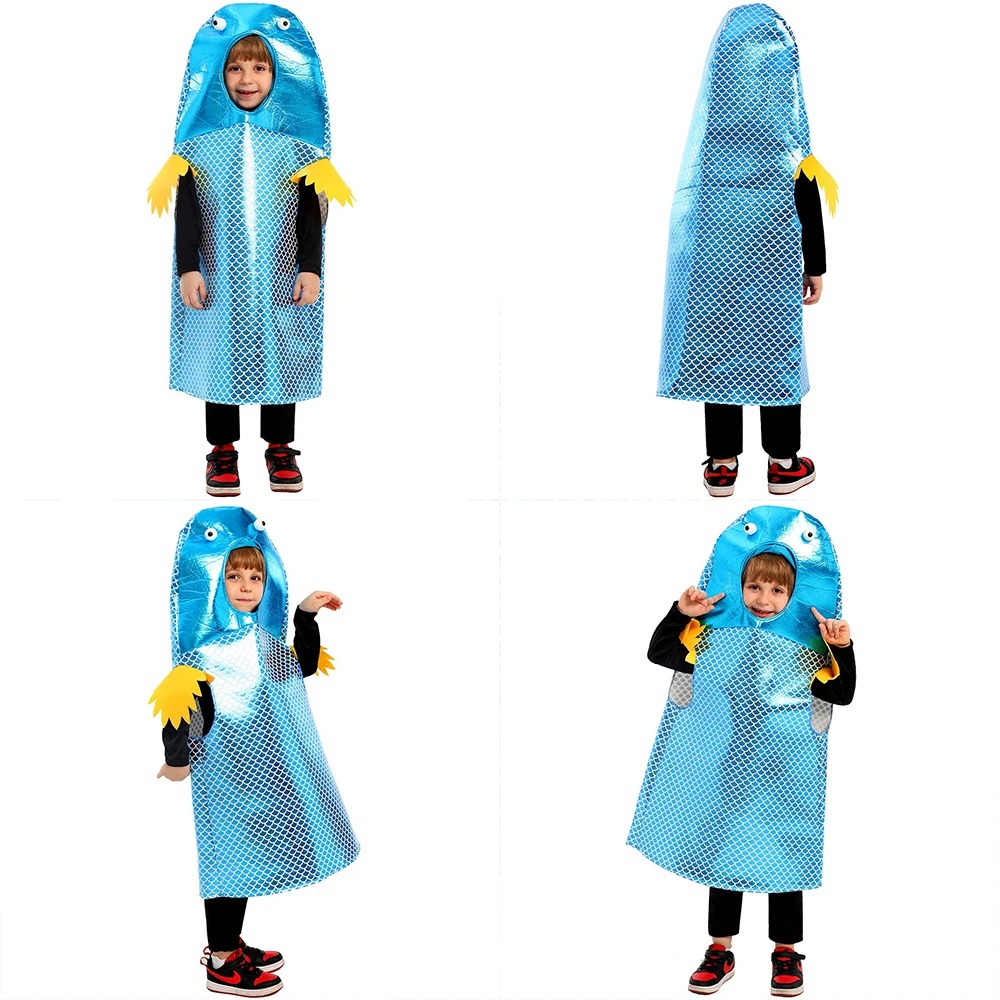 Shiny Blue Fish Costume Metall - đánh giá và giá Aquarium Fish Yellow