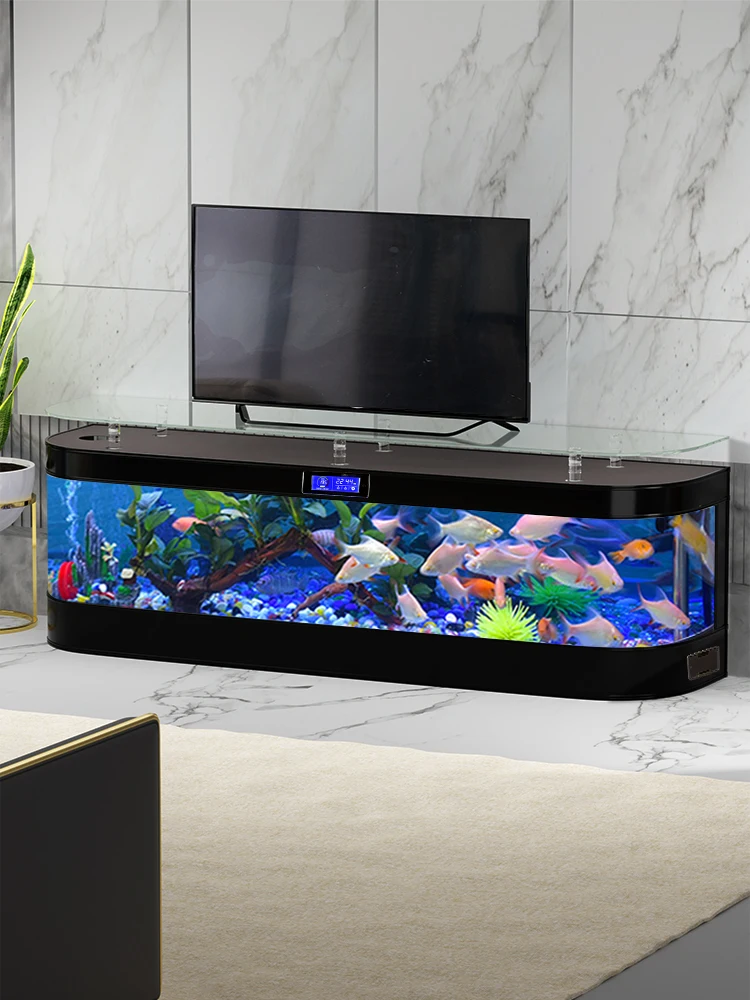 TV Cabinet Glass Fish Tank Sma - đánh giá và giá Aquarium Fish Delivery