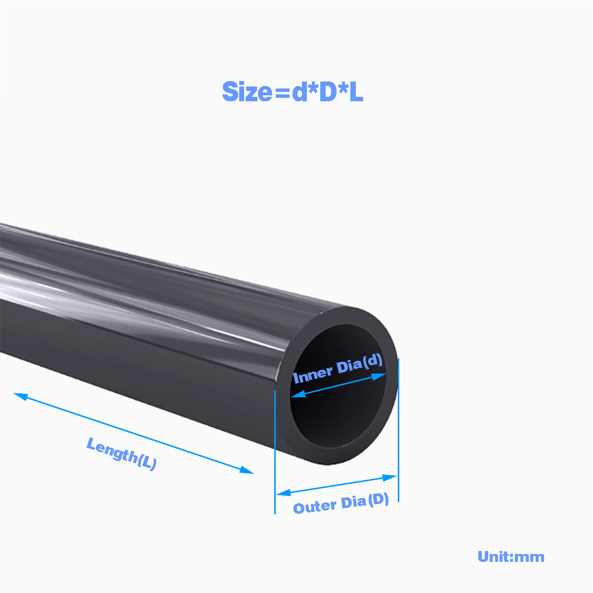 Black PVC Plastic Pipe Hollow  - đánh giá và giá Aquarium Fish Accessories