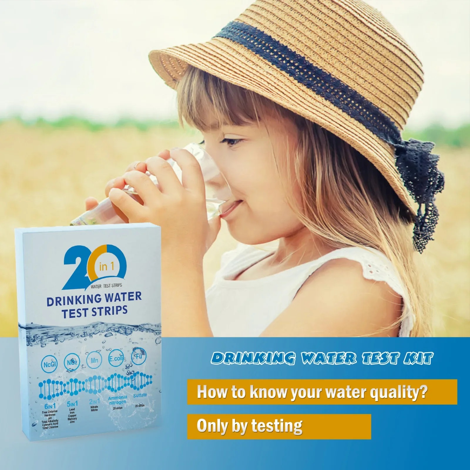 YAGO 20 in 1 Water Test Strips - đánh giá và giá Aquarium Test Kit