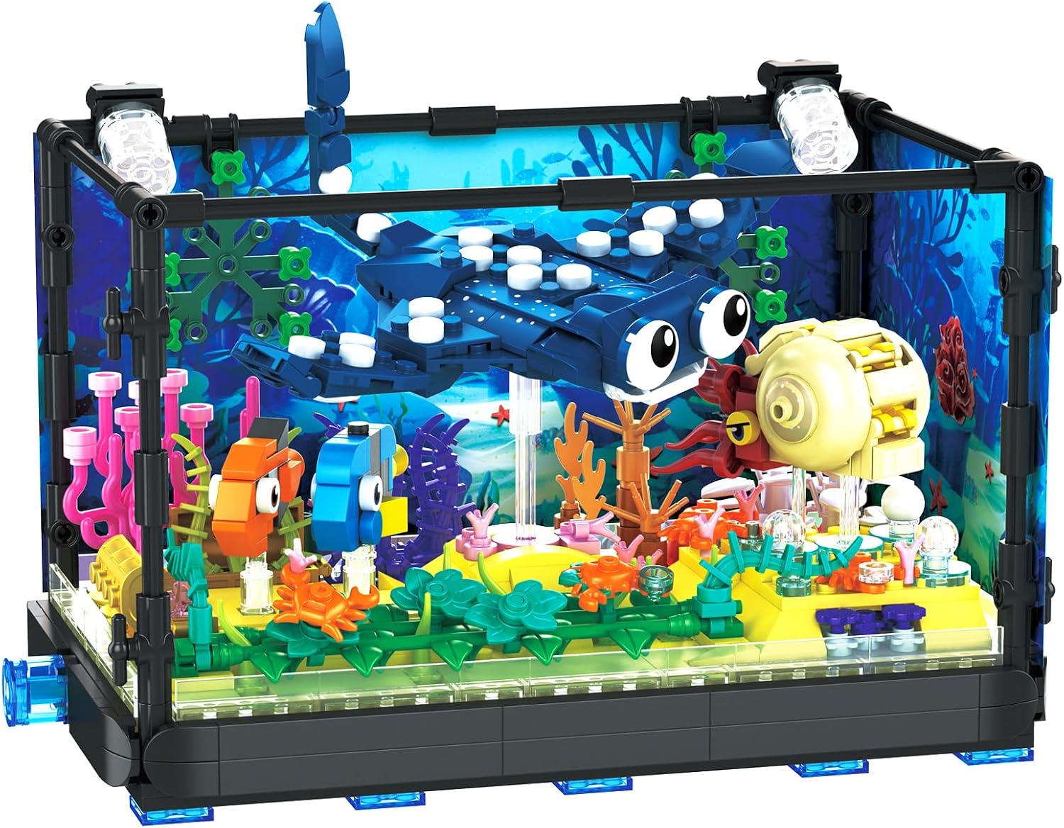 Fish Tank Building Set - Marin - đánh giá và giá Aquarium Fish Lego