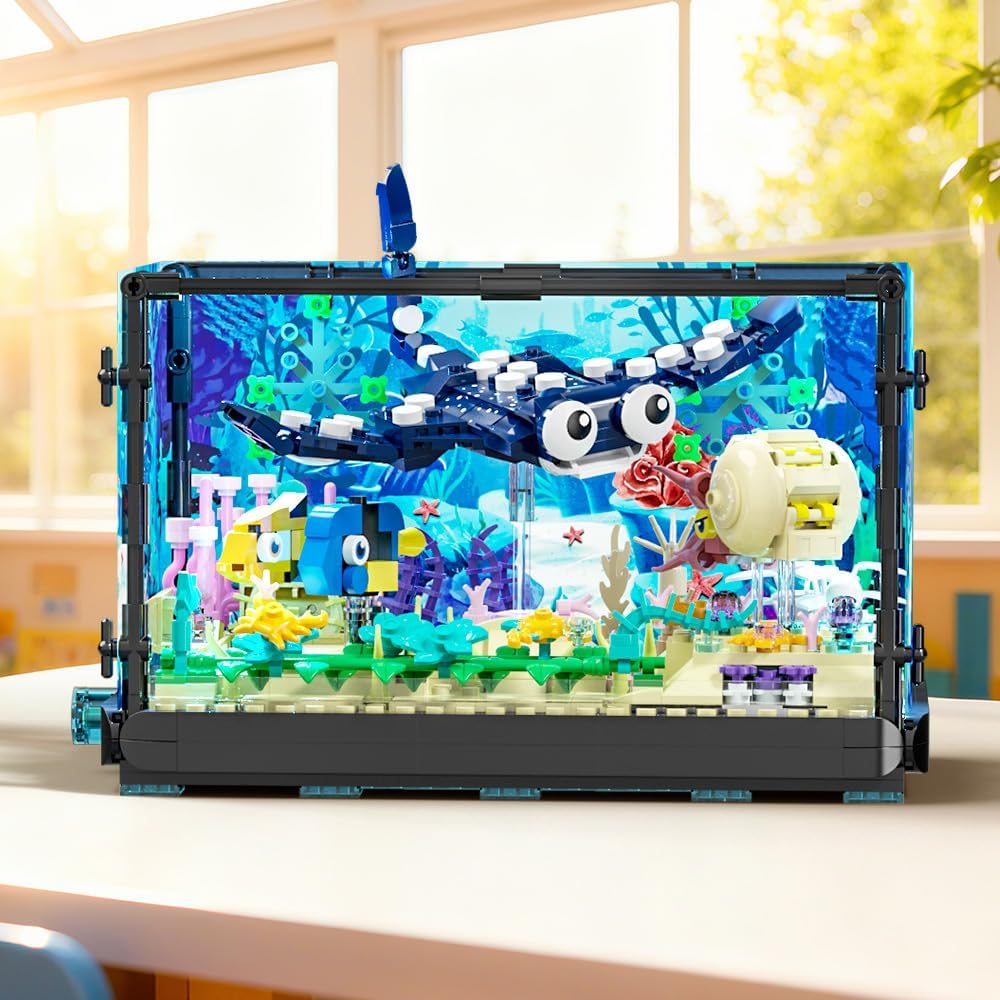 Fish Tank Building Set - Marin - đánh giá và giá Aquarium Fish Lego