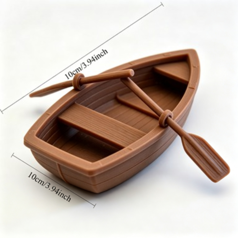 Mini Double Oar Wooden Boat Aq - đánh giá và giá Aquarium Fish Quarantine