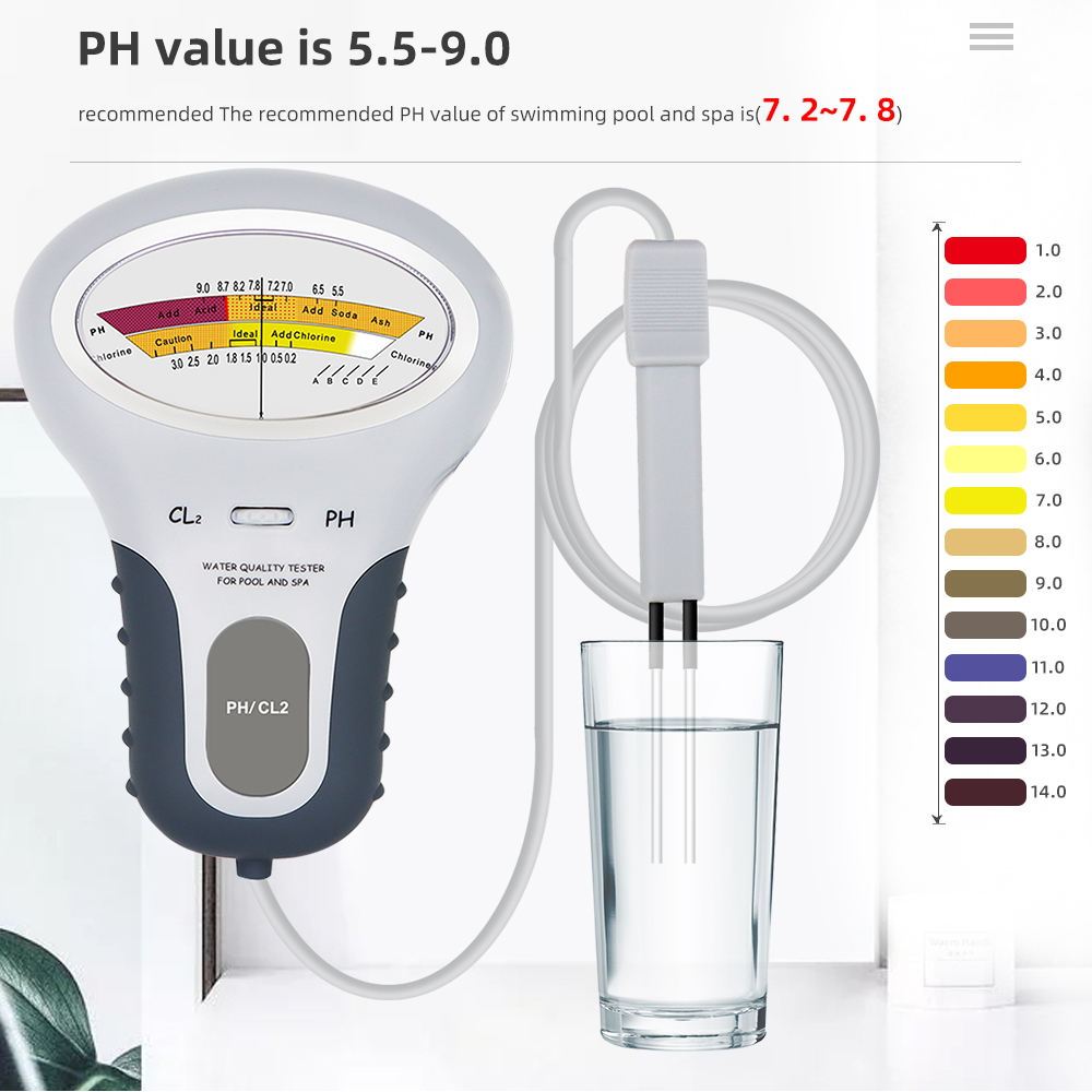 2 In 1 Chlorine Detector PH &  - đánh giá và giá Aquarium Test Kit