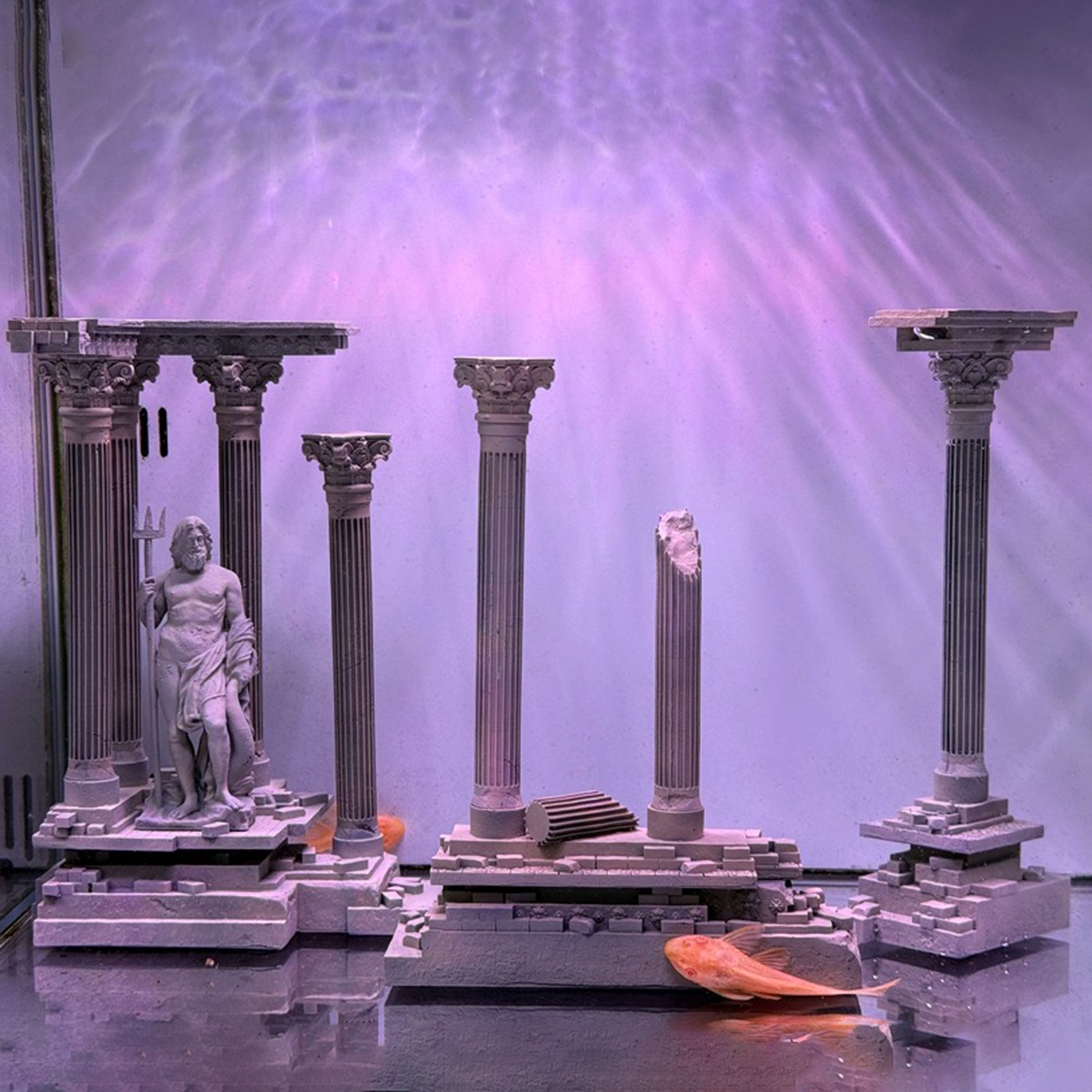 Roman Column Decoration Resin  - đánh giá và giá Aquarium Fish Cichlid