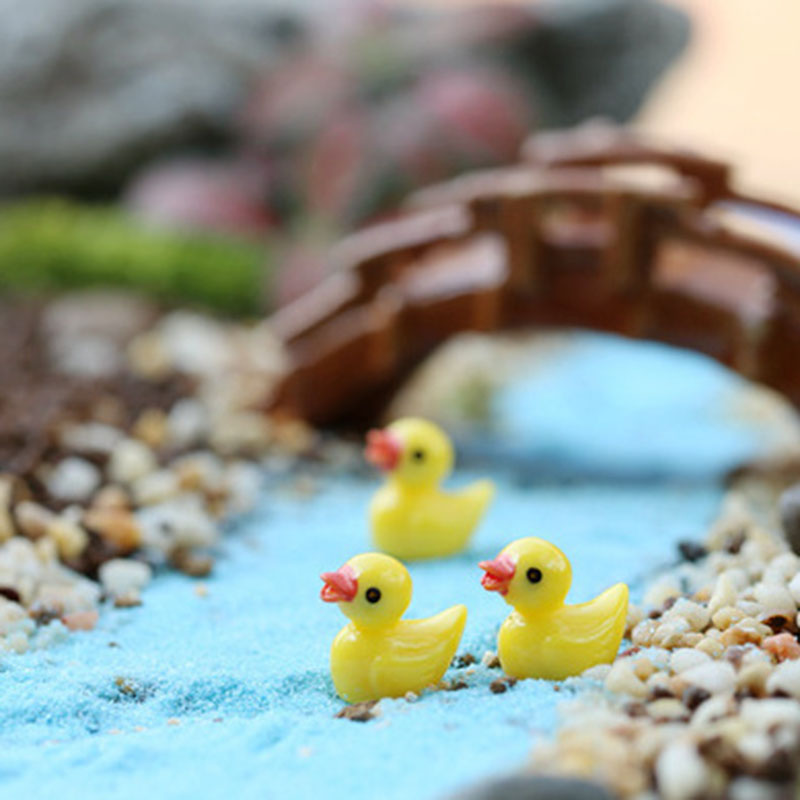 Cute Mini Yellow Duck Floating - đánh giá và giá Aquarium Fish Yellow