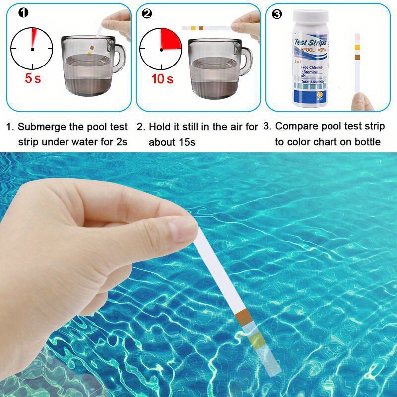 Chlorine PH Test Strips SPA Sw - đánh giá và giá Aquarium Test Kit
