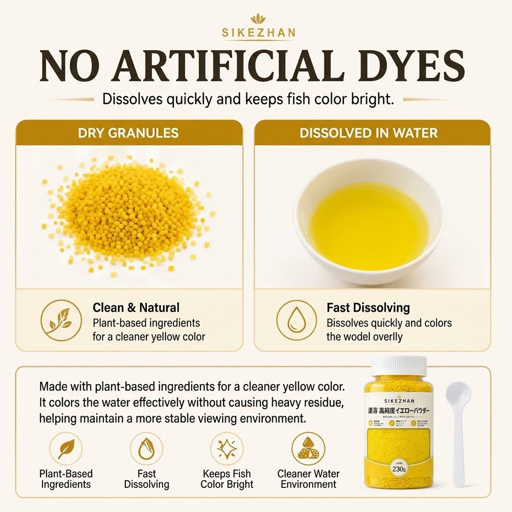 230g Quick Dissolve Yellow Aqu - đánh giá và giá Aquarium Fish Yellow