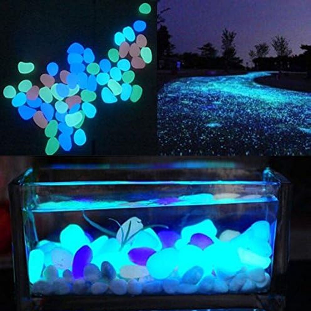 Fish Tank Rocks Glow Blue Pebb - đánh giá và giá Aquarium Fish Quarantine