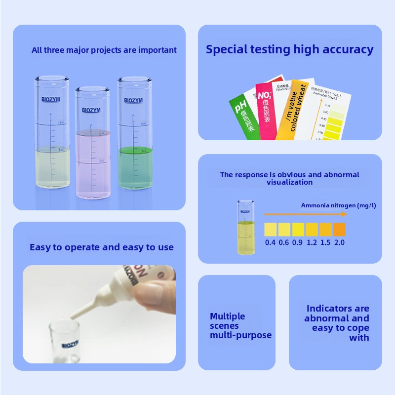 BIOZYM Aquarium Test Kit-Nitri - đánh giá và giá Aquarium Test Kit