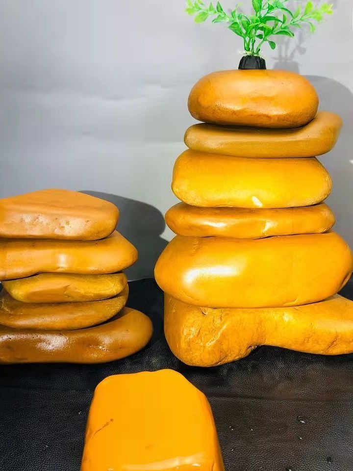 Natural Yellow Wax Stone Turtl - đánh giá và giá Aquarium Fish Yellow