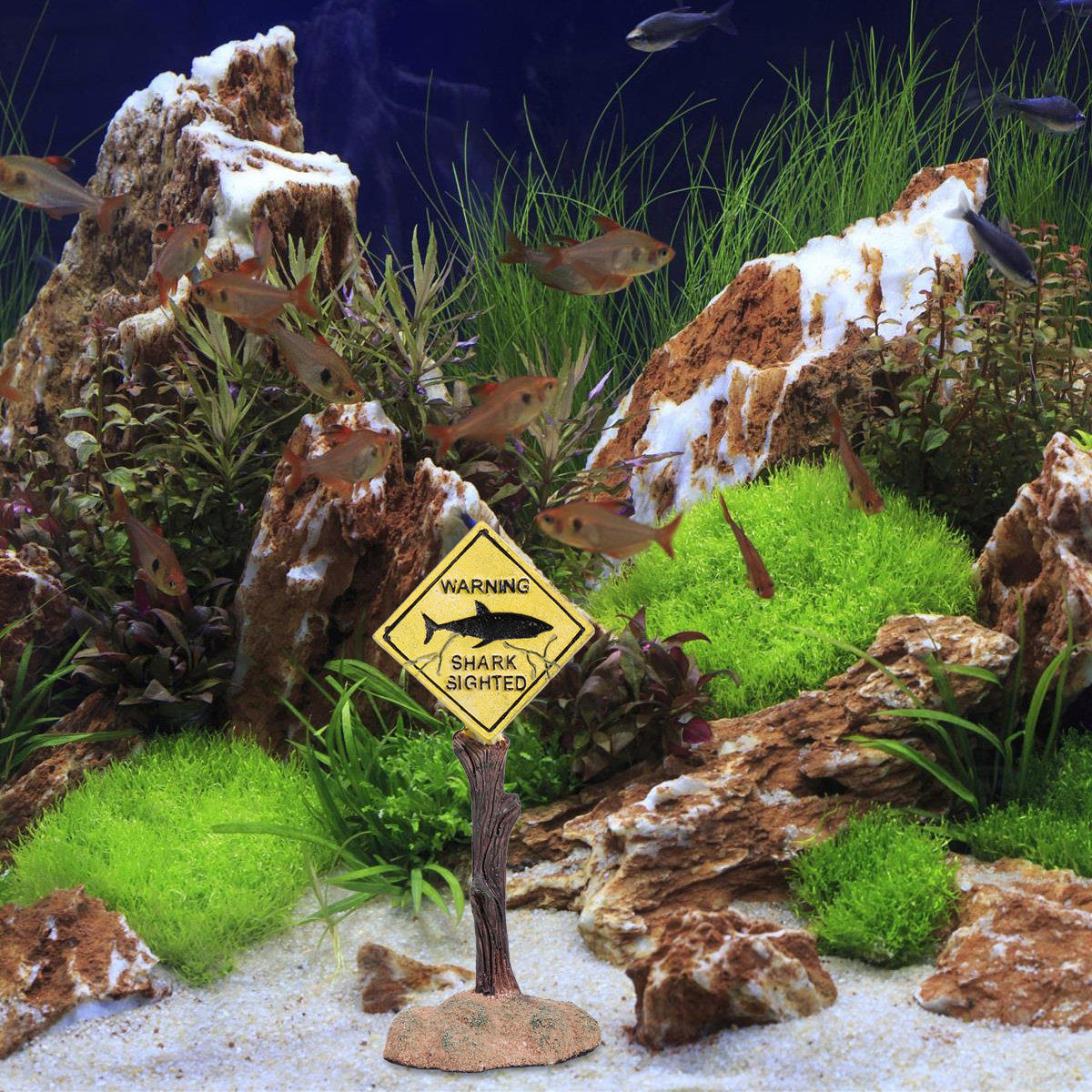 Yellow Cartoon Resin Aquarium  - đánh giá và giá Aquarium Fish Yellow
