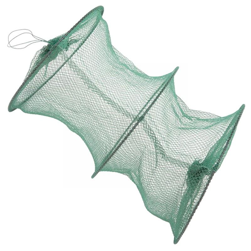 Folding Round Nylon Mesh Metal - đánh giá và giá Aquarium Fish Trap