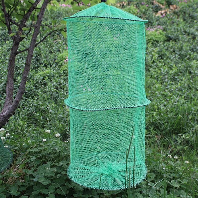 Folding Round Nylon Mesh Metal - đánh giá và giá Aquarium Fish Trap