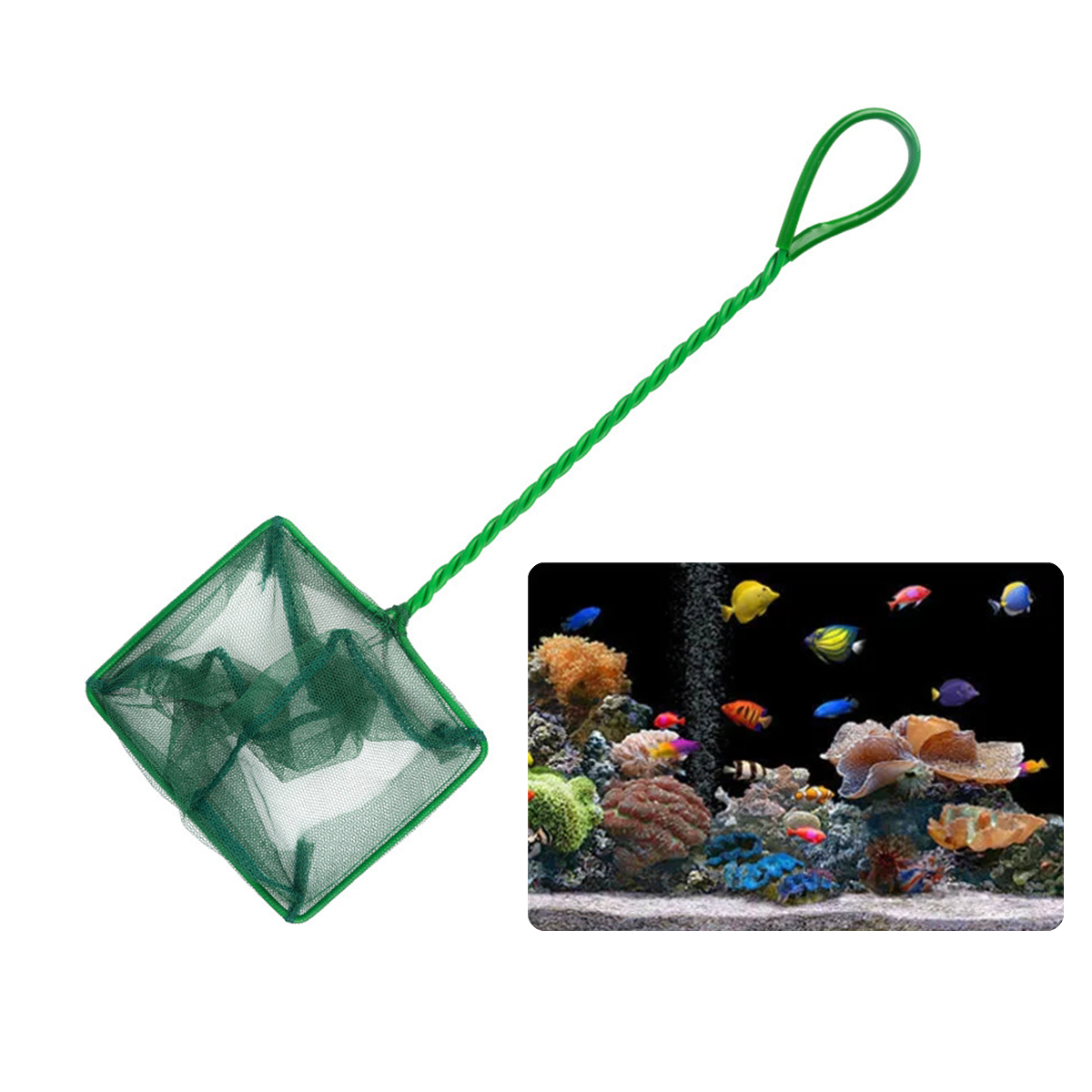 3~10 Inch Portable Nylon Green - đánh giá và giá Aquarium Fish Trap
