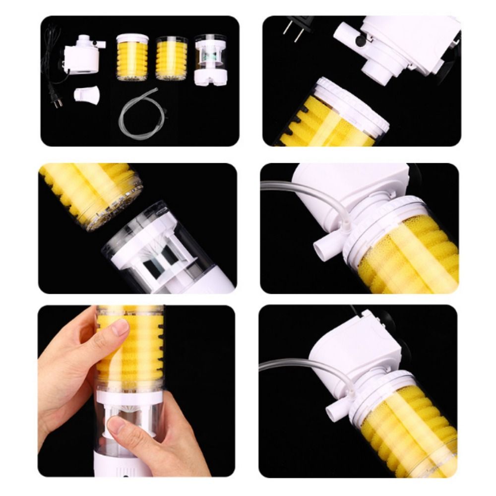 Mute Fish Tank Built-in Filter - đánh giá và giá Aquarium Fish Waste Collector