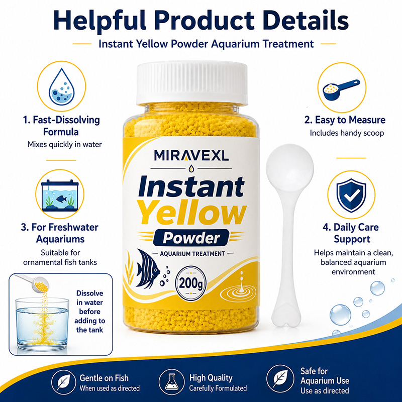 MIRAVEXL Fast Dissolve Yellow  - đánh giá và giá Aquarium Fish Yellow