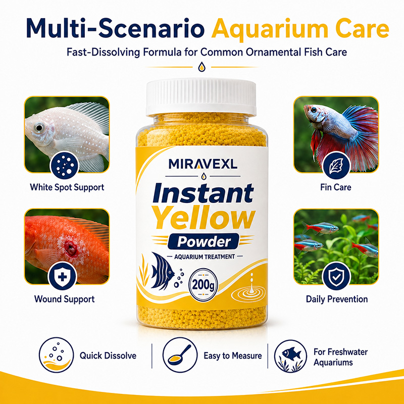 MIRAVEXL Fast Dissolve Yellow  - đánh giá và giá Aquarium Fish Yellow