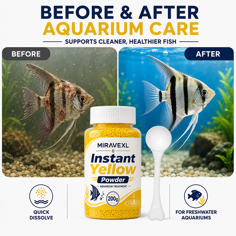 MIRAVEXL Fast Dissolve Yellow  - đánh giá và giá Aquarium Fish Yellow