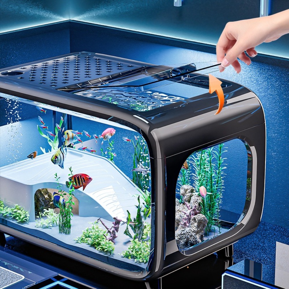 Transparent Luxury Fish Tank D - đánh giá và giá Aquarium Fish Cichlid