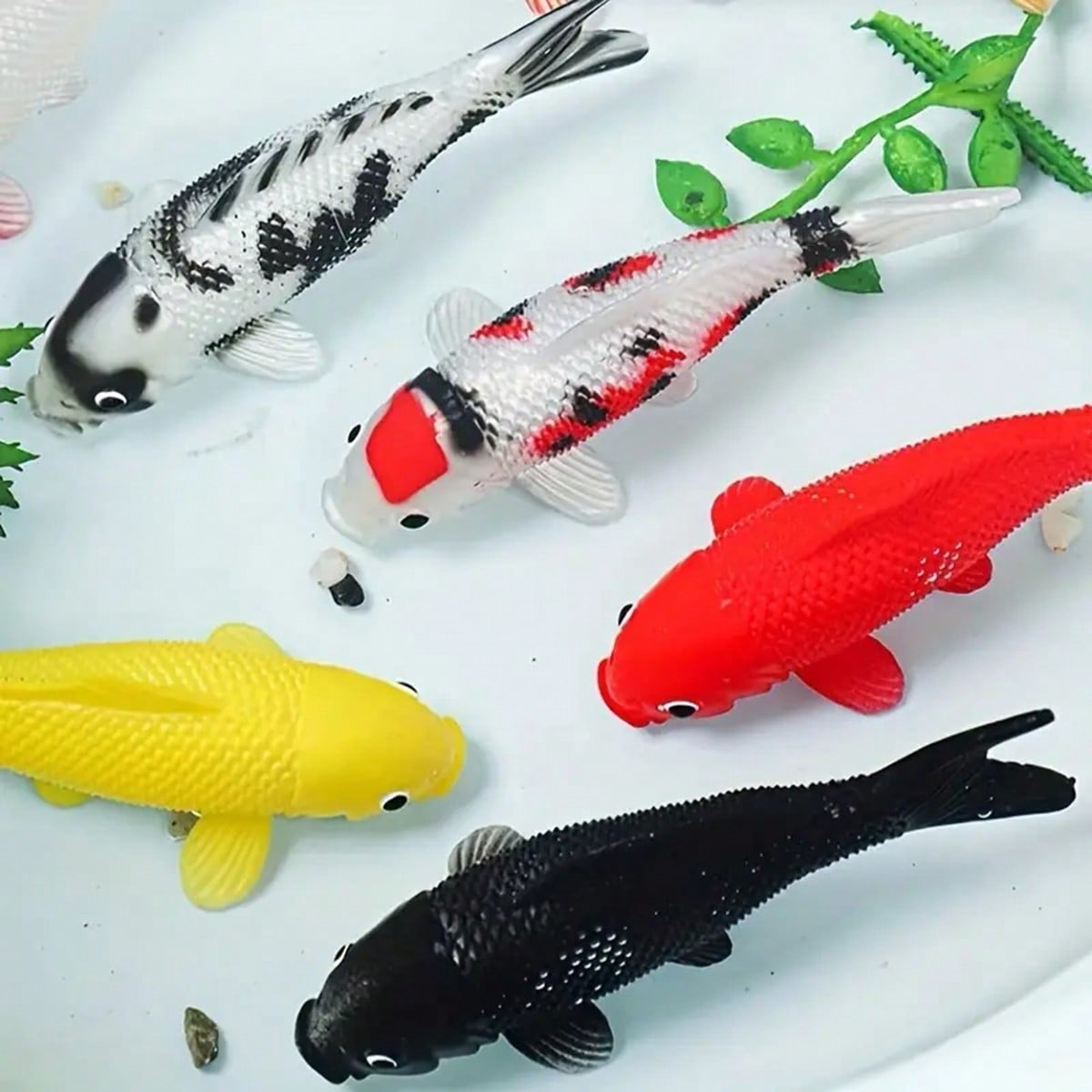 2pcs Colorful Artificial Koi F - đánh giá và giá Aquarium Fish Yellow