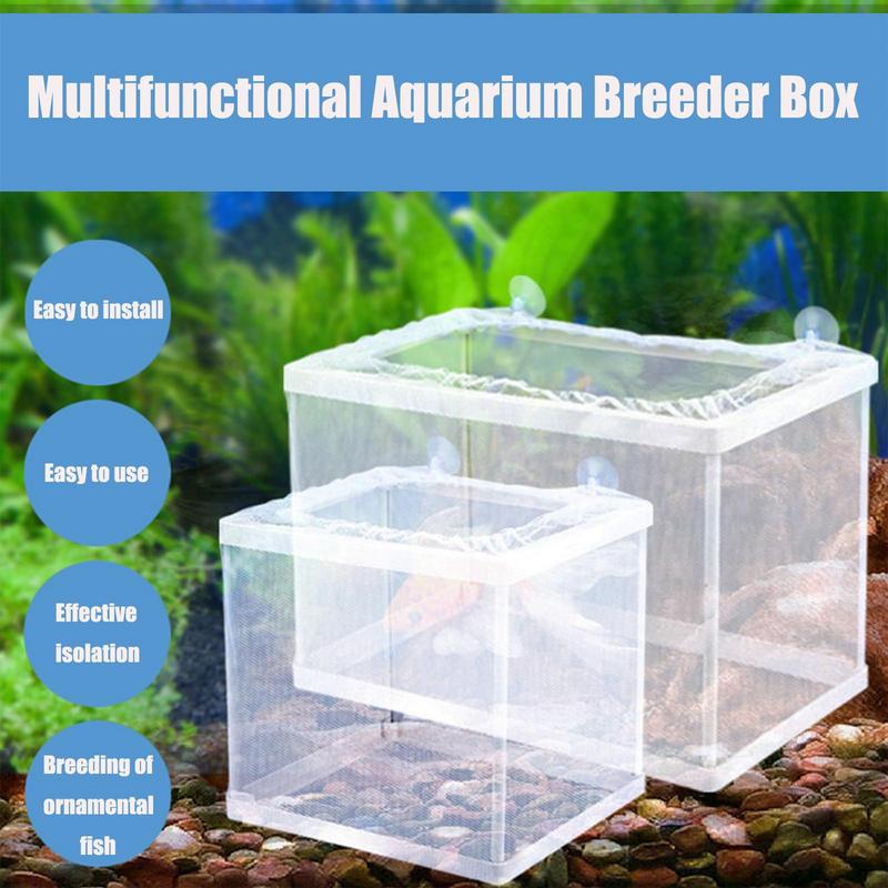 Fish Breeder Box with Suction, - đánh giá và giá Aquarium Fish Trap