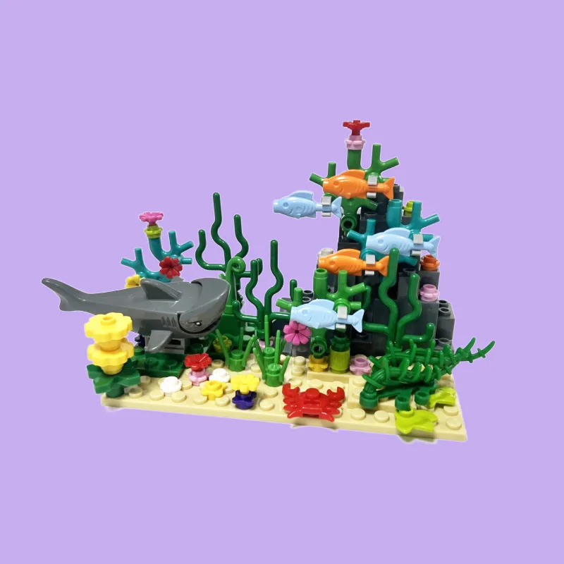 City MOC Aquarium Underwater W - đánh giá và giá Aquarium Fish Shark