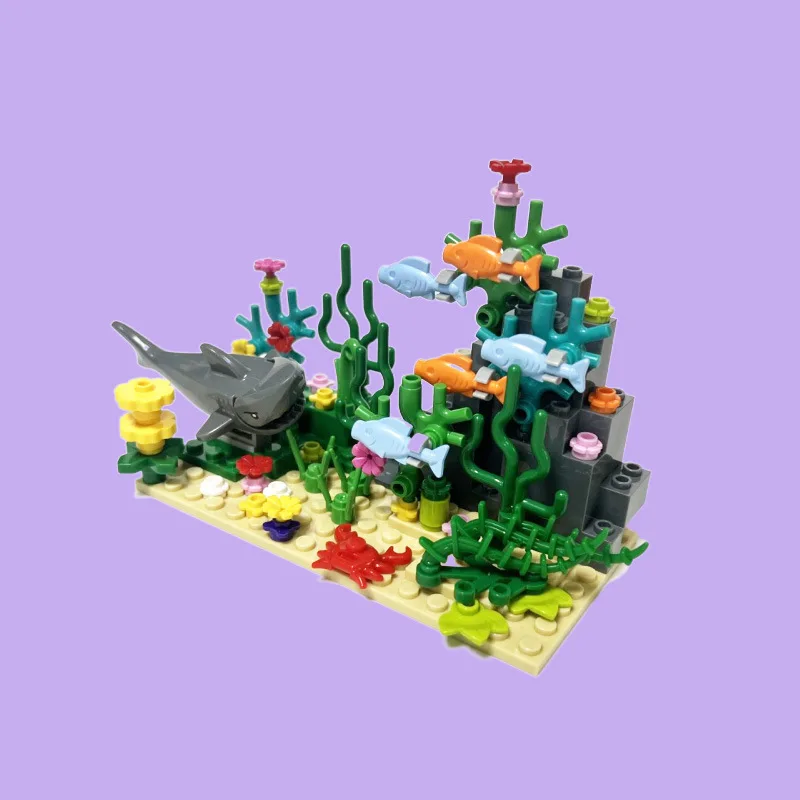 City MOC Aquarium Underwater W - đánh giá và giá Aquarium Fish Shark